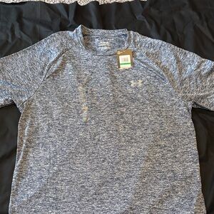 Under Armour Men's Heathered Blue Tee